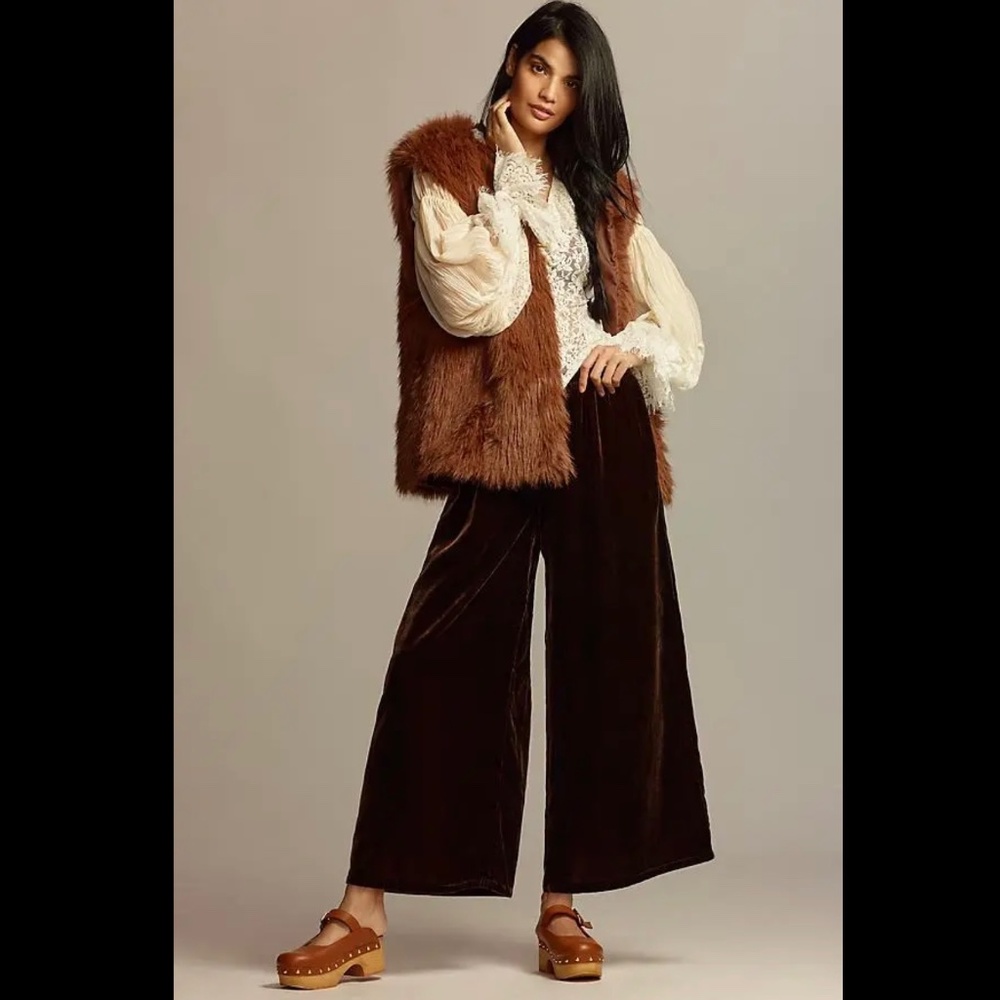 Anthropologie The Somerset Pants: Velvet Edition - Picture 2 of 16